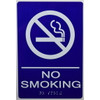 NO Smoking Sign-Tactile Signs  - Braille Sign with Raised Tactile Graphics and Letters  -Safety Sign