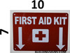 First Aid Kit HPD SIGN with Down Arrow Sign First Aid Kit HPD SIGN with Down Arrow Sign