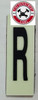 PHOTOLUMINESCENT DOOR NUMBER R BUILDING SIGNHEAVY DUTY / GLOW IN THE DARK "DOOR NUMBER" BUILDING SIGNHEAVY DUTY PHOTOLUMINESCENT DOOR NUMBER R BUILDING SIGNHEAVY DUTY / GLOW IN THE DARK "DOOR NUMBER" BUILDING SIGNHEAVY DUTY
