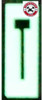 PHOTOLUMINESCENT DOOR NUMBER T SIGNAGE HEAVY DUTY / GLOW IN THE DARK "DOOR NUMBER" SIGNAGE HEAVY DUTY