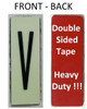 PHOTOLUMINESCENT DOOR NUMBER V HEAVY DUTY / GLOW IN THE DARK "DOOR NUMBER" HEAVY DUTY Compliance Sign