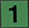PHOTOLUMINESCENT DOOR NUMBER 1 SIGNAGE PHOTOLUMINESCENT DOOR NUMBER 1 SIGNAGE