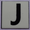 PHOTOLUMINESCENT DOOR NUMBER J SIGN PHOTOLUMINESCENT DOOR NUMBER J SIGN