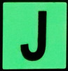 PHOTOLUMINESCENT DOOR NUMBER J BUILDING SIGN PHOTOLUMINESCENT DOOR NUMBER J BUILDING SIGN