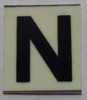 PHOTOLUMINESCENT DOOR NUMBER N SIGN PHOTOLUMINESCENT DOOR NUMBER N SIGN