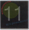 ELEVATOR FLOOR NUMBER 11- ELEVATOR JAMB PLATE FLOOR 11