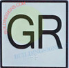 Elevator Floor Number GR- Elevator JAMB Plate Floor Ground Signage Elevator Floor Number GR- Elevator JAMB Plate Floor Ground Signage