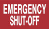 Emergency Shut-Off   Sign