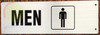 Men Restroom HPD SIGN -Two-Sided/Double Sided Projecting, Corridor and Hallway HPD SIGN Men Restroom HPD SIGN -Two-Sided/Double Sided Projecting, Corridor and Hallway HPD SIGN