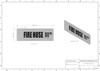FIRE Hose Sign-FACP SAFETY SIGN-Two-Sided/Double Sided Projecting, Corridor and Hallway SAFETY SIGN