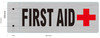 First AID HPD SIGN -Two-Sided/Double Sided Projecting, Corridor and Hallway HPD SIGN