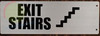 EXIT Stairs-Two-Sided/Double Sided Projecting, Corridor and Hallway Dob Sign EXIT Stairs-Two-Sided/Double Sided Projecting, Corridor and Hallway Dob Sign