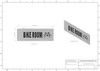 Boiler Room DOB SIGN -Two-Sided/Double Sided Projecting, Corridor and Hallway DOB SIGN