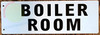 Boiler Room -Two-Sided/Double Sided Projecting, Corridor and Hallway Compliance Sign