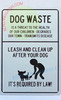 Dog Waste is Threat to Health of Our ChildrenLeash and Clean UP After Your Dog Dog Waste is Threat to Health of Our ChildrenLeash and Clean UP After Your Dog