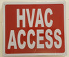 HVAC ACCESS Hpd Sign