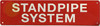 STANDPIPE SYSTEM SIGN, Fire Safety SIGNAGE STANDPIPE SYSTEM SIGN, Fire Safety SIGNAGE