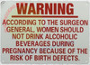 Warning According to Surgeon General SignNYC DOB SIGN