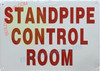 STANDPIPE CONTROL ROOM HPD SIGN STANDPIPE CONTROL ROOM HPD SIGN