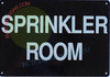SPRINKLER ROOM SAFETY SIGN