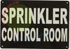 SPRINKLER CONTROL ROOM HPD SIGN SPRINKLER CONTROL ROOM HPD SIGN