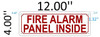 FIRE Alarm Panel Inside   Fire Department Sign FIRE Alarm Panel Inside   Fire Department Sign