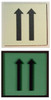 PHOTOLUMINESCENT 2 UP ARROWS SIGNAGE HEAVY DUTY / GLOW IN THE DARK "TWO UPWARD ARROWS" SIGNAGE HEAVY DUTY PHOTOLUMINESCENT 2 UP ARROWS SIGNAGE HEAVY DUTY / GLOW IN THE DARK "TWO UPWARD ARROWS" SIGNAGE HEAVY DUTY