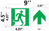 PHOTOLUMINESCENT EXIT SAFETY SIGNHEAVY DUTY / GLOW IN THE DARK "EXIT" SAFETY SIGNHEAVY DUTY