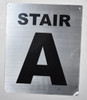 FLOOR NUMBER SignSTAIR A SignSILVER FLOOR NUMBER SignSTAIR A SignSILVER