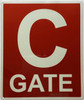 Gate C DOB SIGN