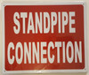 STANDPIPE CONNECTION Hpd Sign STANDPIPE CONNECTION Hpd Sign
