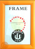 Orange Poster Frame Inches, snap frame, Outdoor Poster Display Unit