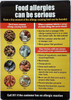 Food Allergy Warning Safety DOB SIGN