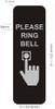 Please ring bell SAFETY SIGN Please ring bell SAFETY SIGN
