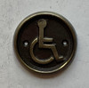 Wheelchair accessible symbol-CAST aluminum SAFETY SIGN Wheelchair accessible symbol-CAST aluminum SAFETY SIGN