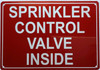 SPRINKLER CONTROL VALVE INSIDE SIGNAGE SPRINKLER CONTROL VALVE INSIDE SIGNAGE