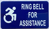 RING BELL FOR ASSISTANCE HPD SIGN RING BELL FOR ASSISTANCE HPD SIGN