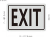 EXIT HPD SIGN EXIT HPD SIGN