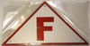 State Truss Construction  - F Triangular  Fire Department Sign