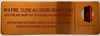 FIRE OR EMERGENCY ELEVATOR OPERATION DOB SIGN FIRE OR EMERGENCY ELEVATOR OPERATION DOB SIGN