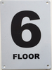 FLOOR NUMBER SIX SIGNAGE