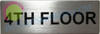 4th Floor Sign