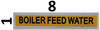 Pipe Marking- Boiler Feed Water HPD SIGN