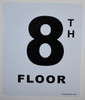 8th Floor Sign