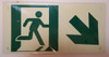 RUNNING MAN RIGHT ARROW   Signage