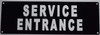 Service Entrance Sign Service Entrance Sign