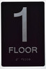 Floor Number Sign-Tactile Signs 1ST Floor Sign-Tactile Signs Floor Number Sign-Tactile Signs 1ST Floor Sign-Tactile Signs