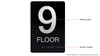 Floor Number Sign-Tactile Signs 4TH Floor Sign-Tactile Signs Floor Number Sign-Tactile Signs 4TH Floor Sign-Tactile Signs