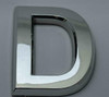 Apartment Number Sign/Mailbox Number Sign, Door Number Sign. Letter D