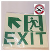 Exit -UP Left -Adhesive!!  Hpd Sign